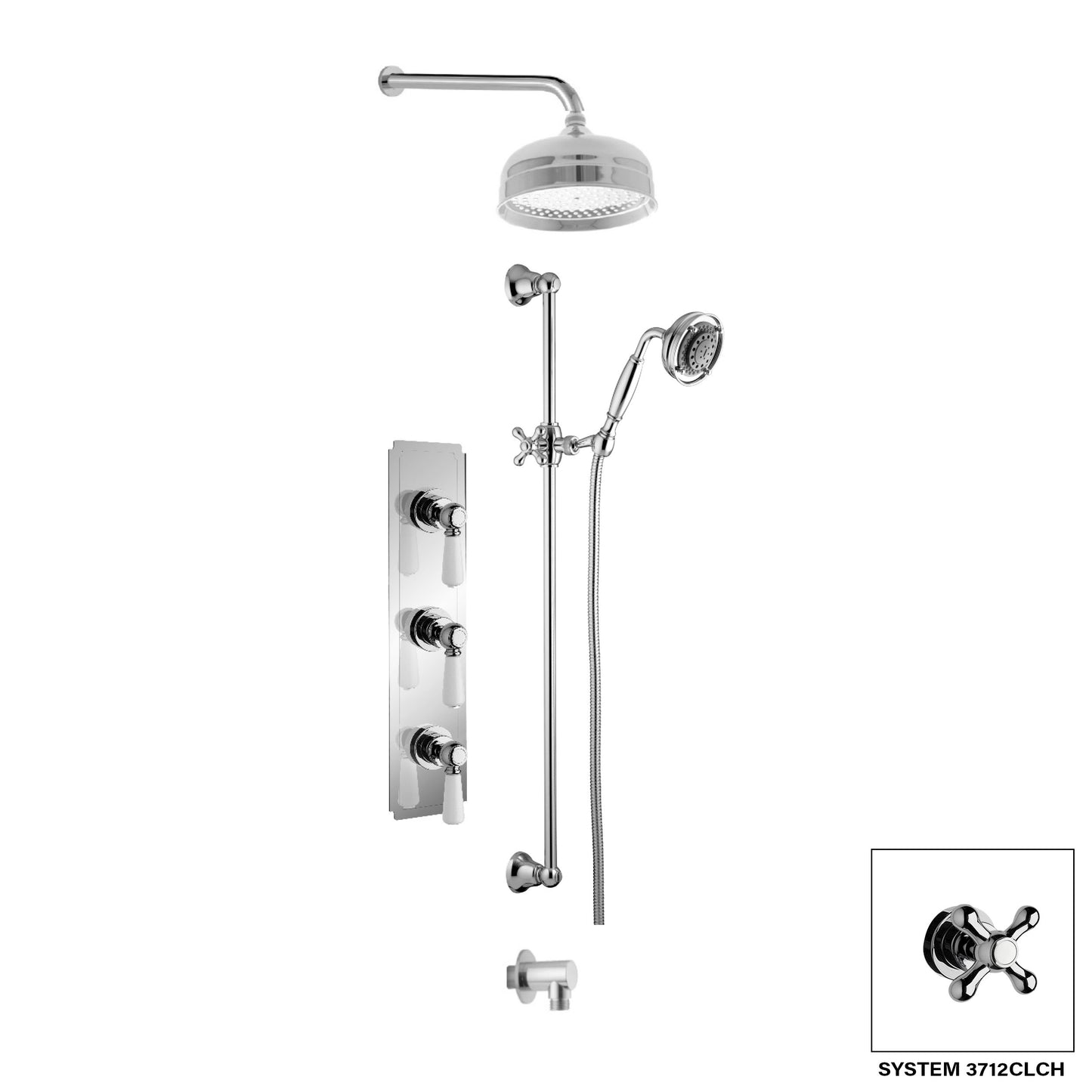 DISEGNO 3712CX Colonial Shower System