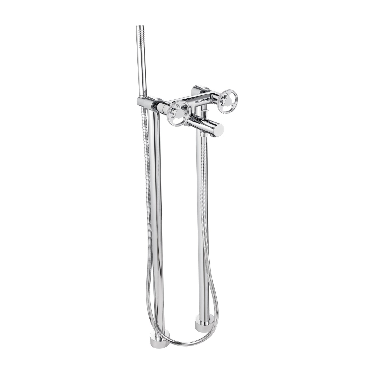 DISEGNO 47512 Twist Floor Mount Tub Filler