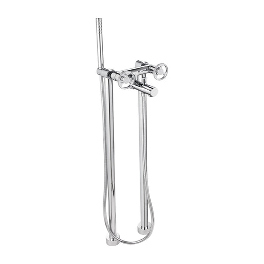 DISEGNO 47512 Twist Floor Mount Tub Filler