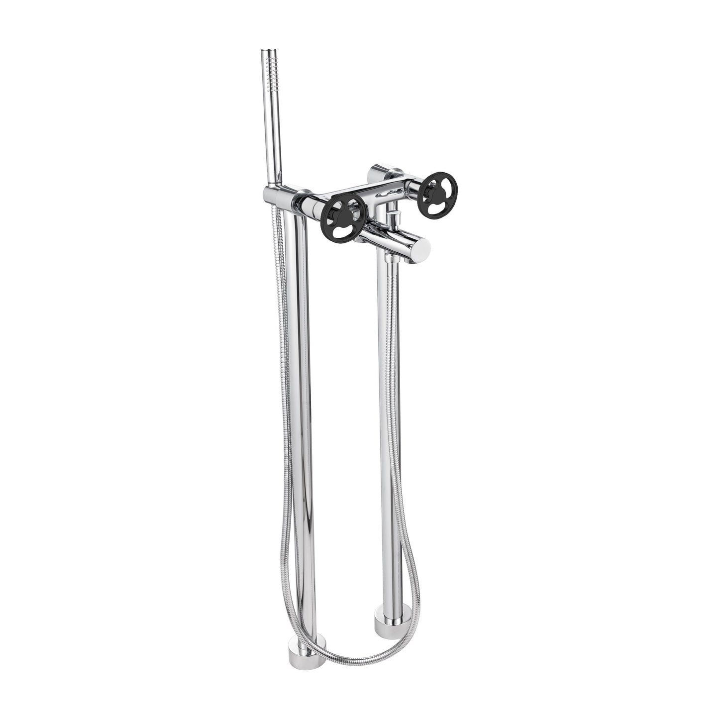 DISEGNO 47512 Twist Floor Mount Tub Filler