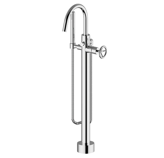 CABANO 60311 Floor mount tub filler with hand spray