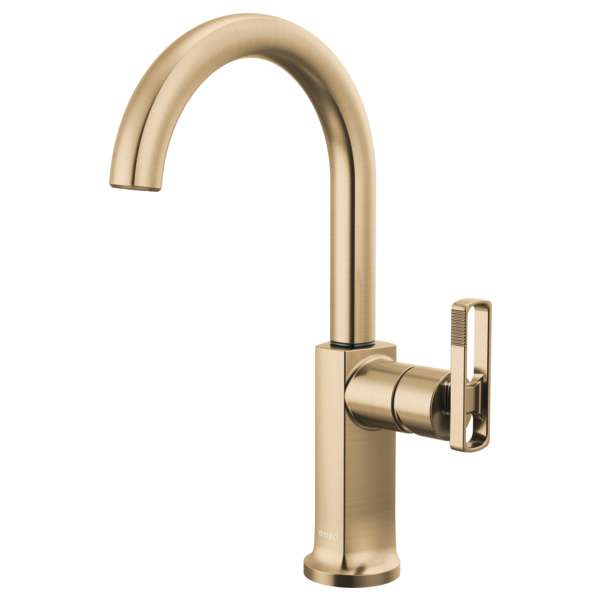 BRIZO 61006LF Bar Faucet with Arc Spout - Knob Handle