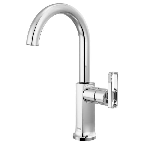 BRIZO 61006LF Bar Faucet with Arc Spout - Knob Handle