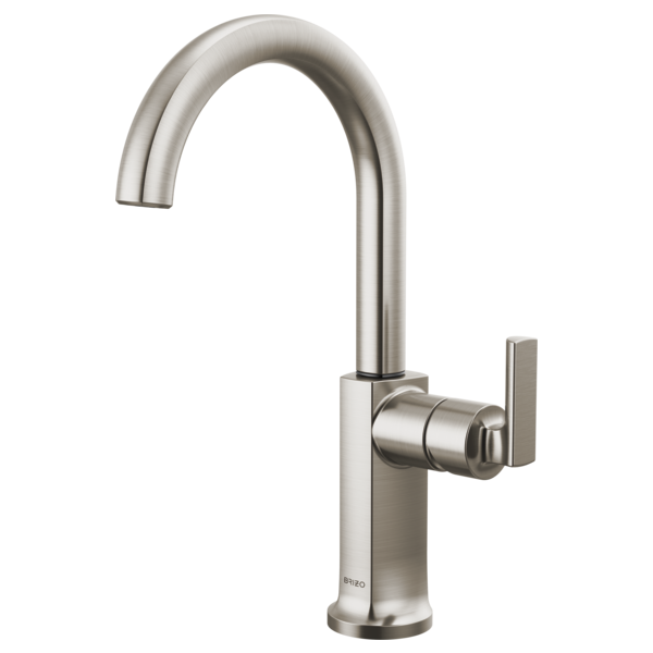 BRIZO 61006LF Bar Faucet with Arc Spout - Lever Handle