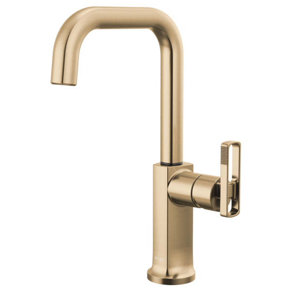 BRIZO 61007LF Bar Faucet with Square Spout - Knob Handle