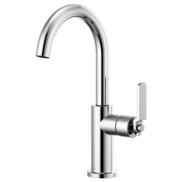 BRIZO LITZE 61044LF Bar Faucet with Arc Spout and Industrial Handle Kit