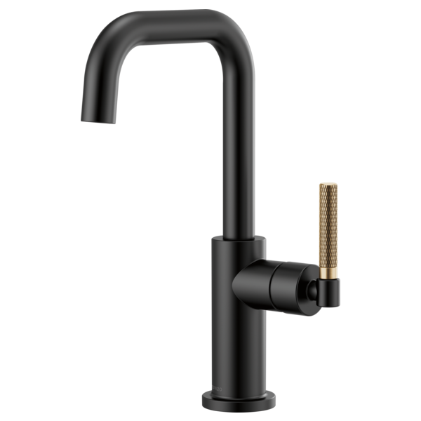 BRIZO LITZE 61053LF Bar Faucet with Square Spout and Knurled Handle Kit