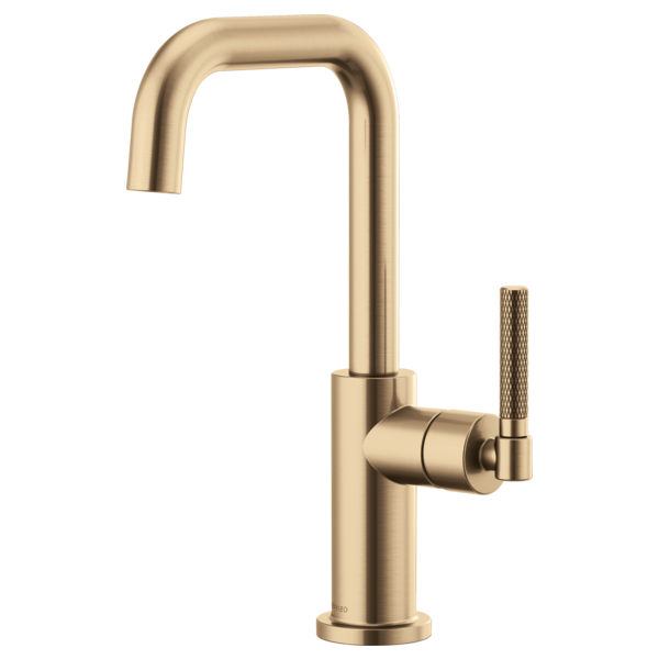 BRIZO LITZE 61053LF Bar Faucet with Square Spout and Knurled Handle Kit