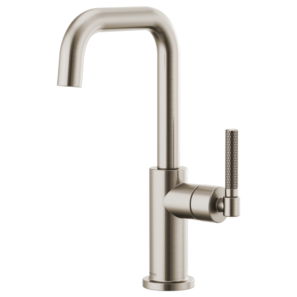 BRIZO LITZE 61053LF Bar Faucet with Square Spout and Knurled Handle Kit