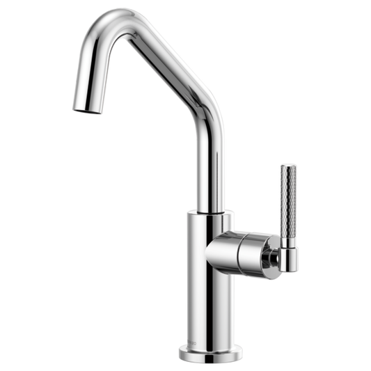 BRIZO LITZE 61063LF Bar Faucet with Angled Spout and Knurled Handle Kit