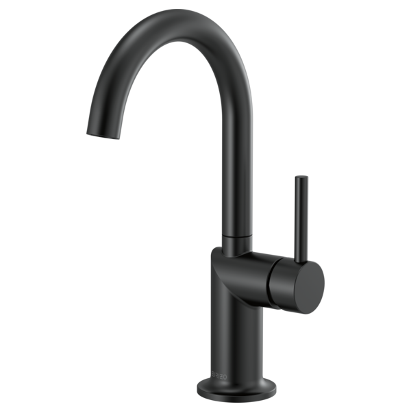 BRIZO 61075LF Bar Faucet with Arc Spout - Metal Lever Handle