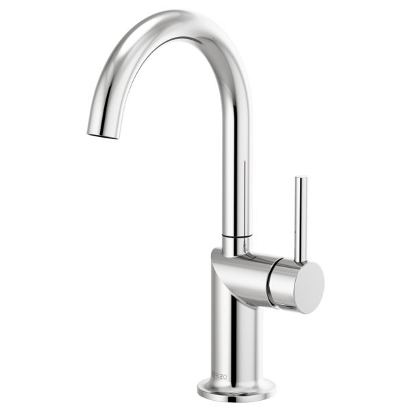 BRIZO 61075LF Bar Faucet with Arc Spout - Metal Lever Handle