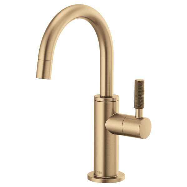 BRIZO LITZE 61343LF Beverage Faucet with Arc Spout and Knurled Handle