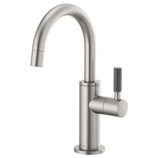 BRIZO LITZE 61343LF Beverage Faucet with Arc Spout and Knurled Handle