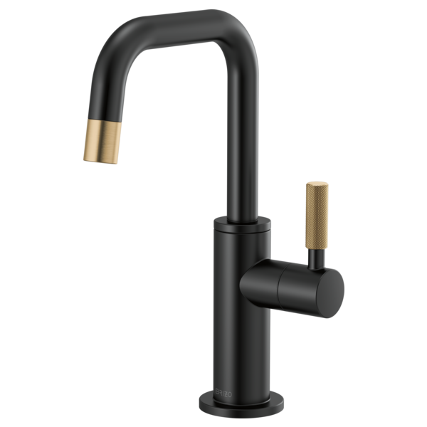 BRIZO LITZE 61353LF Beverage Faucet with Square Spout and Knurled Handle