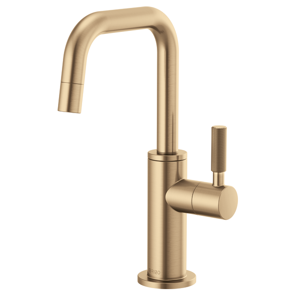 BRIZO LITZE 61353LF Beverage Faucet with Square Spout and Knurled Handle