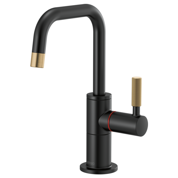 BRIZO LITZE 61353LF Instant Hot Faucet with Square Spout and Knurled Handle