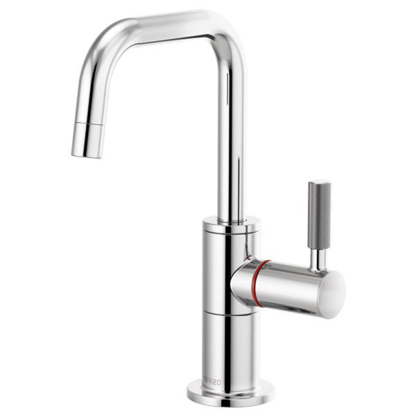 BRIZO LITZE 61353LF Instant Hot Faucet with Square Spout and Knurled Handle