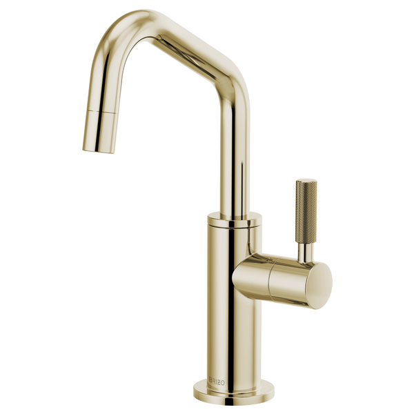 BRIZO LITZE 61363LF Beverage Faucet with Angled Spout and Knurled Handle