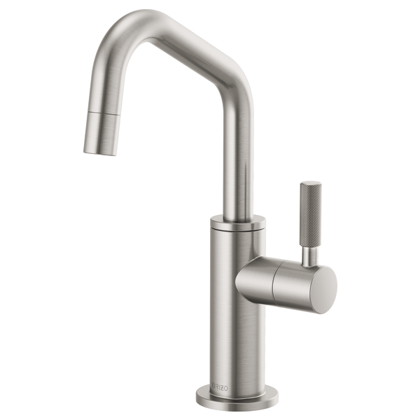 BRIZO LITZE 61363LF Beverage Faucet with Angled Spout and Knurled Handle