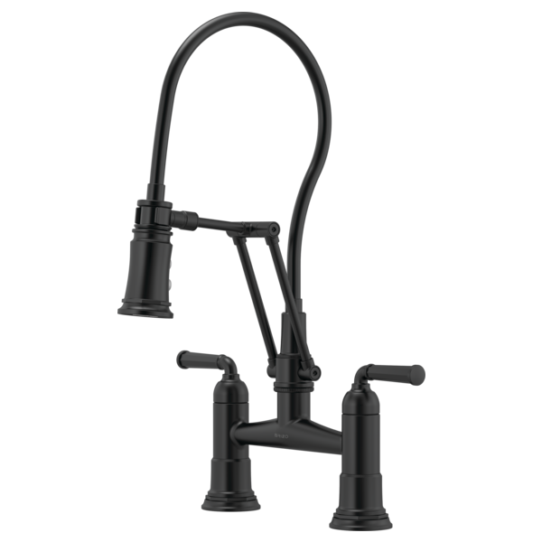 BRIZO ROOK 62274LF Articulating Bridge Faucet