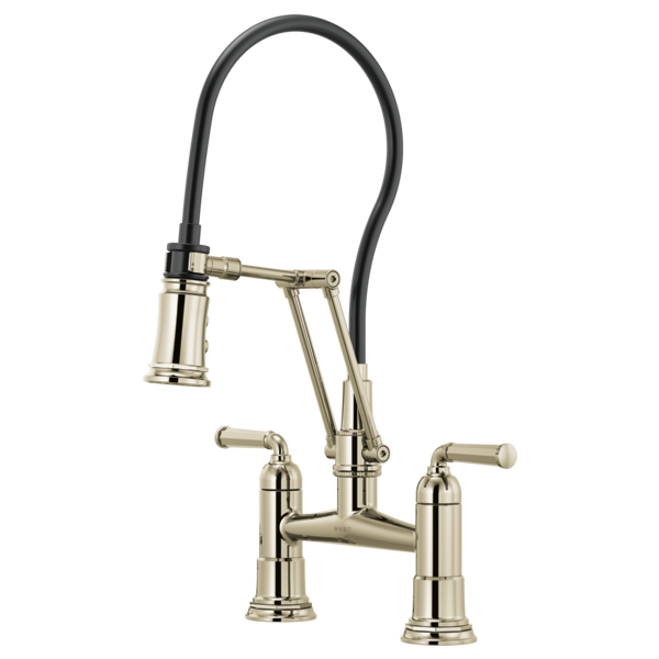 BRIZO ROOK 62274LF Articulating Bridge Faucet