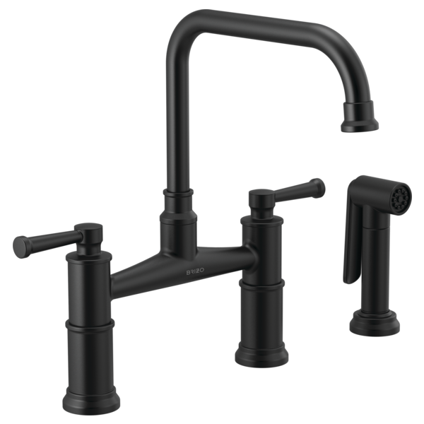 BRIZO ARTESSO 62525LF Bridge Faucet with Side Sprayer