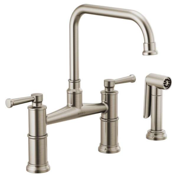 BRIZO ARTESSO 62525LF Bridge Faucet with Side Sprayer