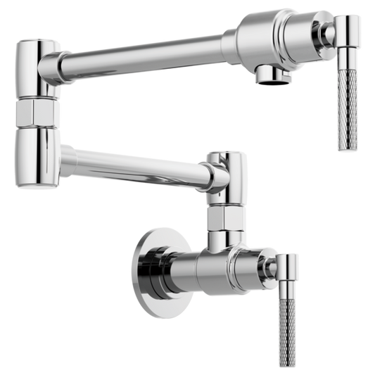 BRIZO LITZE 62843LF Wall Mount Pot Filler with Knurled Handle Kit