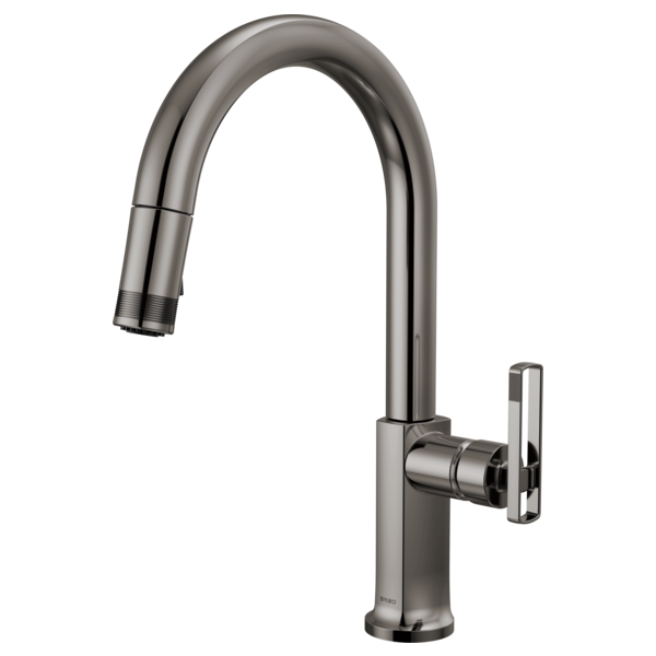 BRIZO 63006LF Pull-Down Faucet with Arc Spout - Knob Handle