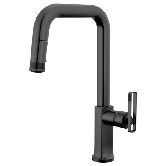 BRIZO 63007LF Pull-Down Faucet with Square Spout - Knob Handle