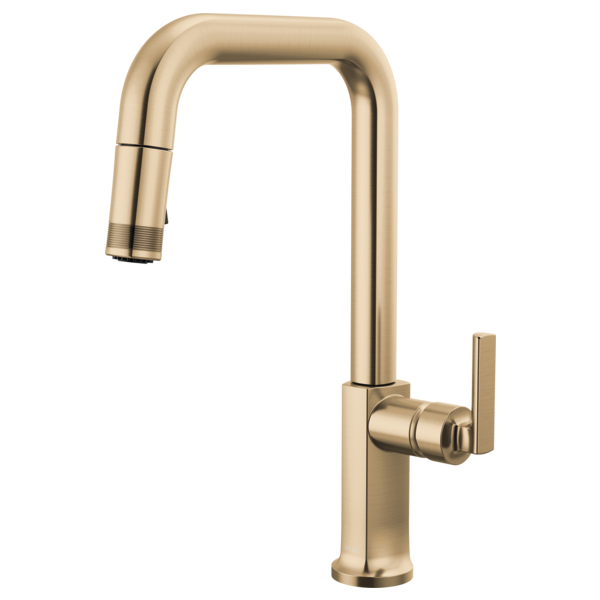 BRIZO 63007LF Pull-Down Faucet with Square Spout - Lever Handle