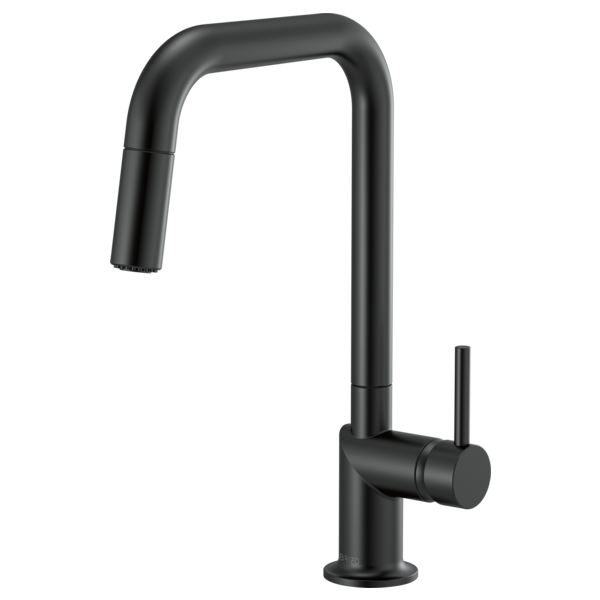 BRIZO 63065LF Pull-Down Faucet with Square Spout - Metal Lever Handle