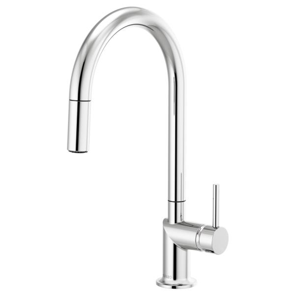 BRIZO 63075LF Pull-Down Faucet with Arc Spout - Metal Lever Handle