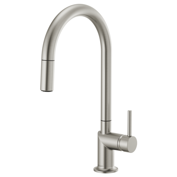 BRIZO 63075LF Pull-Down Faucet with Arc Spout - Metal Lever Handle