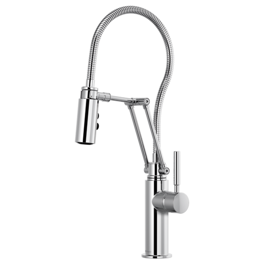 BRIZO SOLNA 63121LF Articulating Faucet With Finished Hose