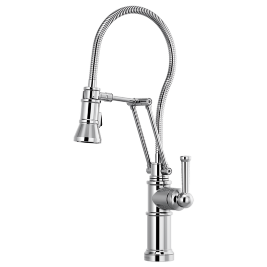 BRIZO ARTESSO 63125LF Articulating Faucet With Finished Hose