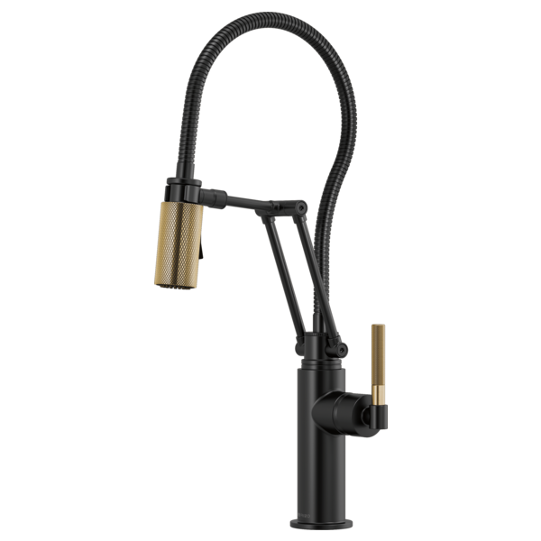 BRIZO LITZE 63143LF Articulating Faucet With Finished Hose