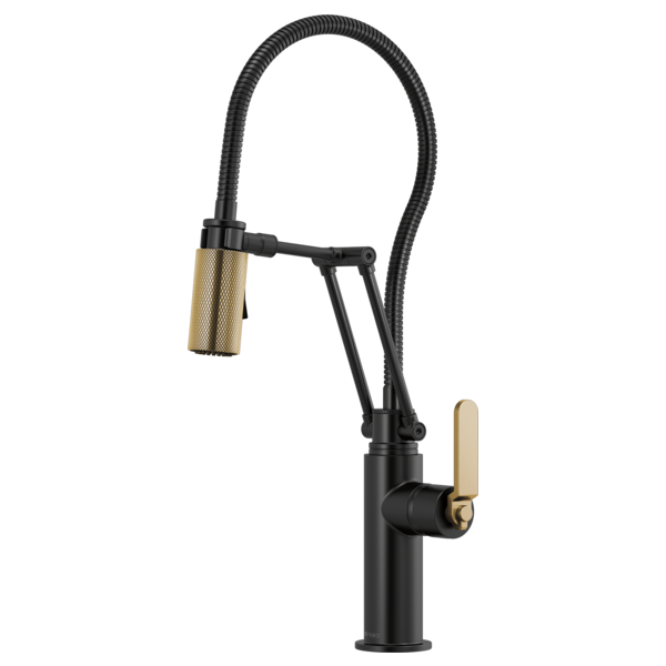 BRIZO LITZE 63144LF Articulating Faucet With Finished Hose