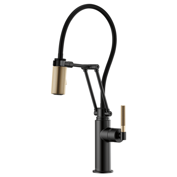 BRIZO LITZE 63243LF Articulating Faucet with Knurled Handle