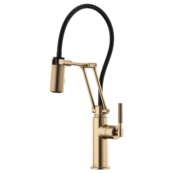 BRIZO LITZE 63243LF Articulating Faucet with Knurled Handle