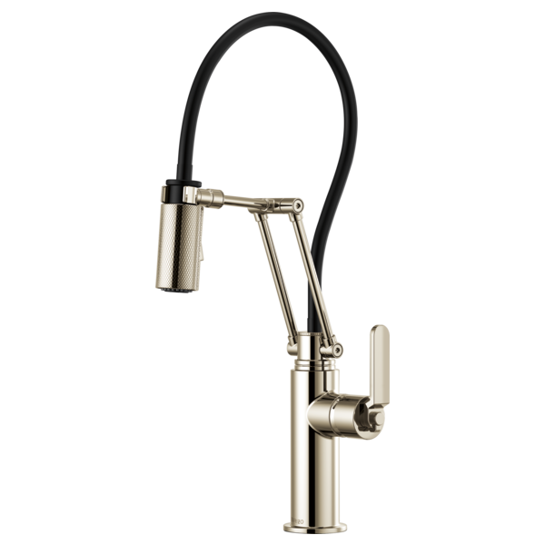 BRIZO LITZE 63244LF Articulating Faucet with Industrial Handle