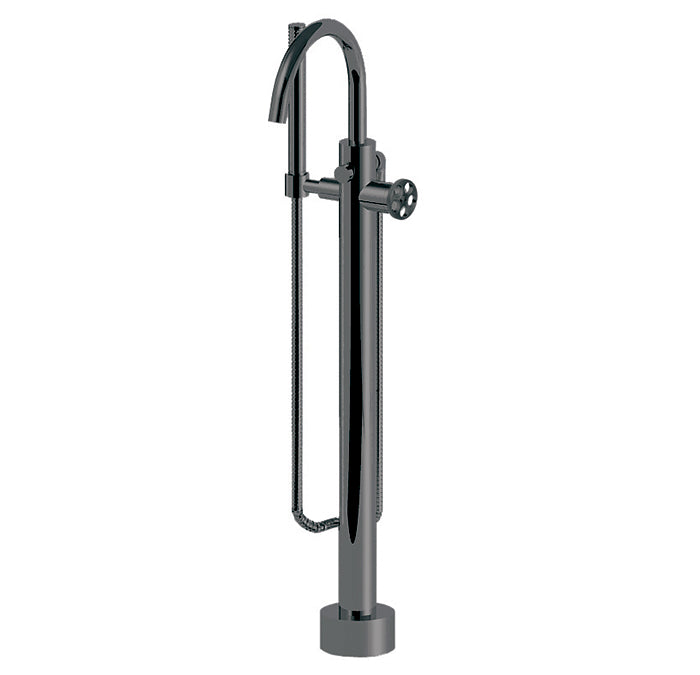 CABANO 63311 Floor mount tub filler with hand spray