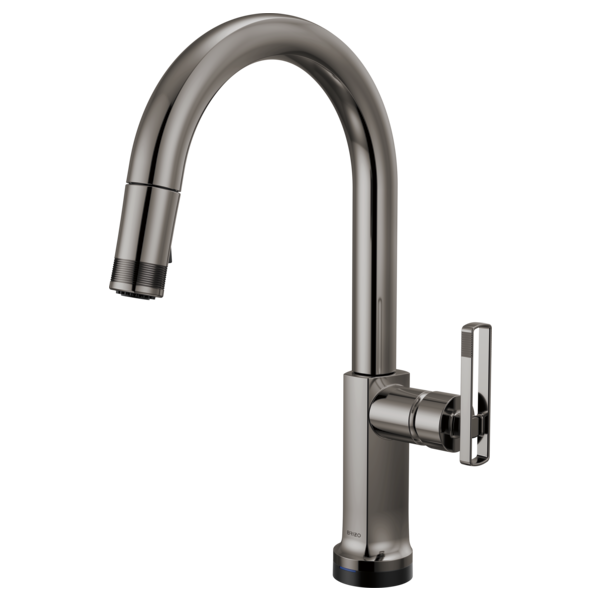 BRIZO 64006LF SmartTouch Pull-Down Faucet with Arc Spout - Knob Handle