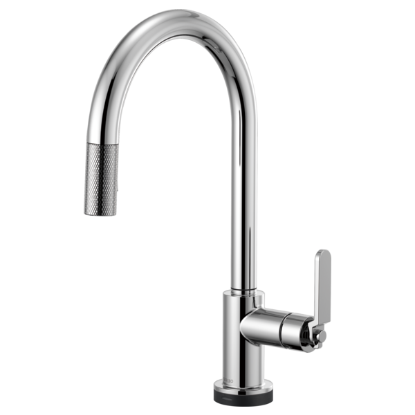 BRIZO LITZE 64044LF SmartTouch Pull-Down Kitchen Faucet with Arc Spout and Industrial Handle