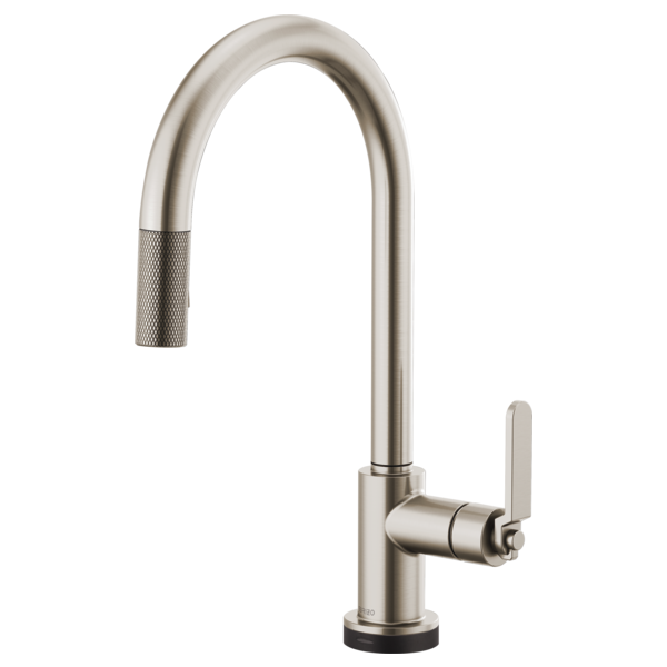 BRIZO LITZE 64044LF SmartTouch Pull-Down Kitchen Faucet with Arc Spout and Industrial Handle