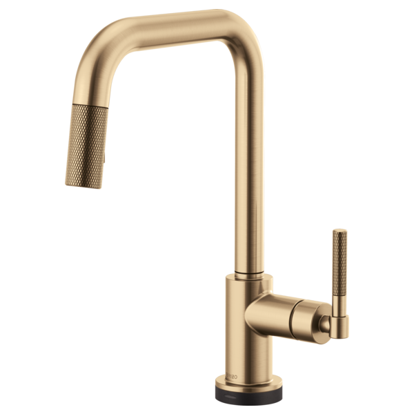 BRIZO LITZE 64053LF SmartTouch Pull-Down Kitchen Faucet with Square Spout and Knurled Handle