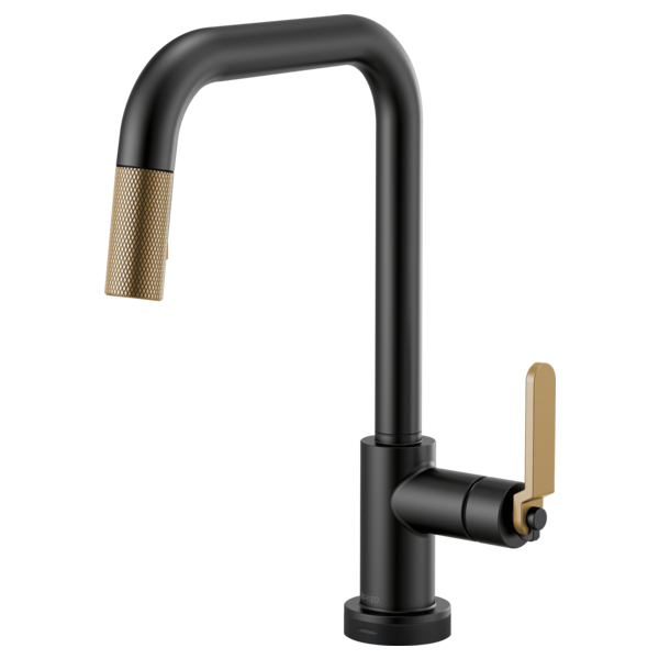 BRIZO LITZE 64054LF SmartTouch Pull-Down Kitchen Faucet with Square Spout and Industrial Handle