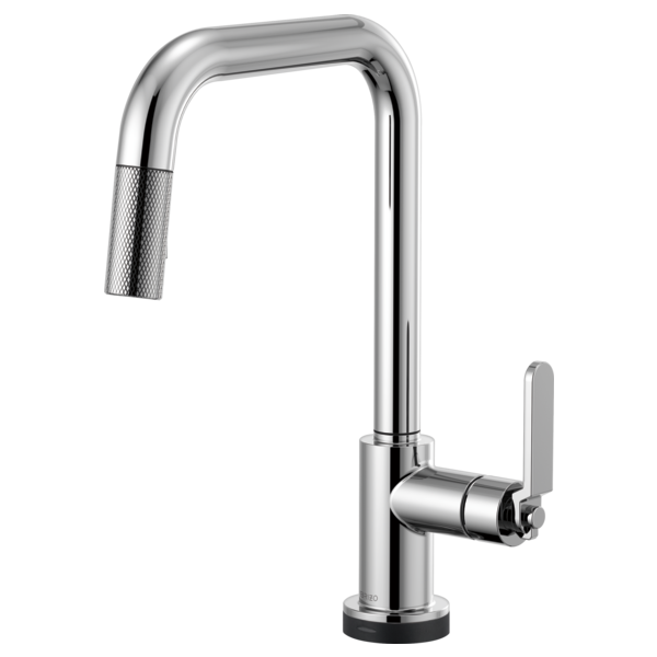 BRIZO LITZE 64054LF SmartTouch Pull-Down Kitchen Faucet with Square Spout and Industrial Handle