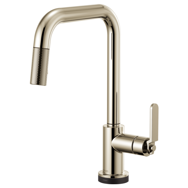 BRIZO LITZE 64054LF SmartTouch Pull-Down Kitchen Faucet with Square Spout and Industrial Handle